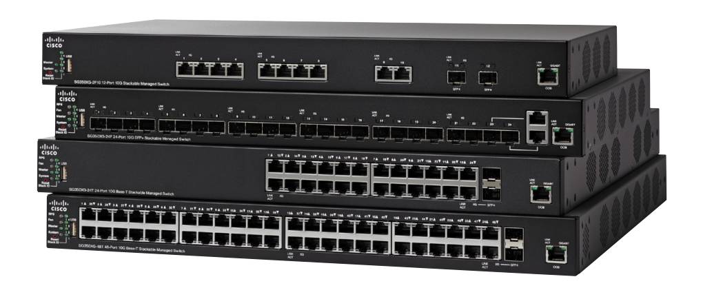 Product image of Cisco 350X Series Stackable Managed Switches