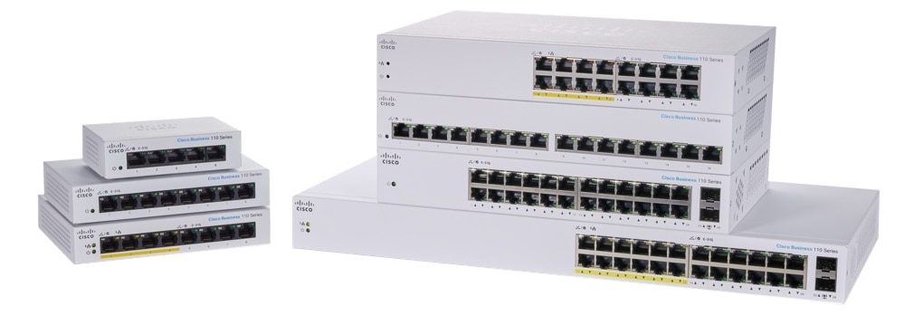 Product image of Cisco Business 110 Series Unmanaged Switches