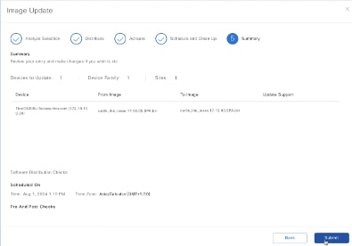 Automation Event (SWIM) Workflow Execution - Catalyst Center Review SWIM Task