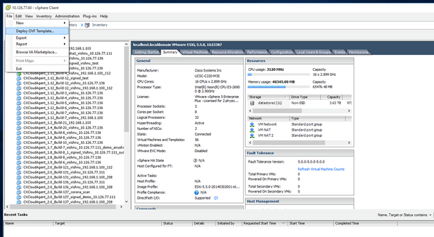 Cliente vSphere