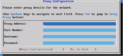 Configurazione del proxy