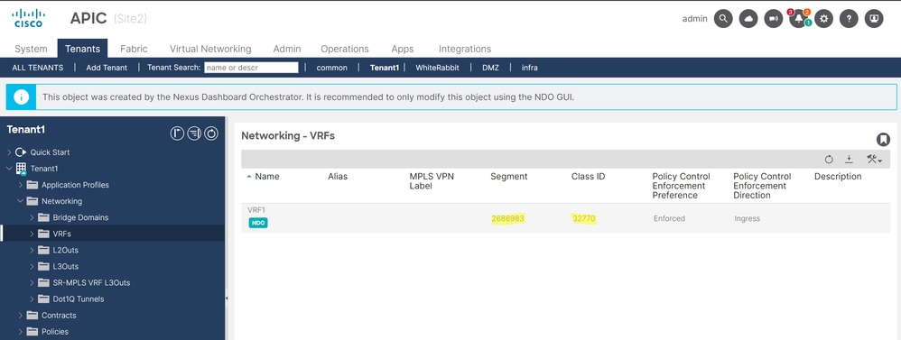 Validation of Segment and ClassID of remote objects