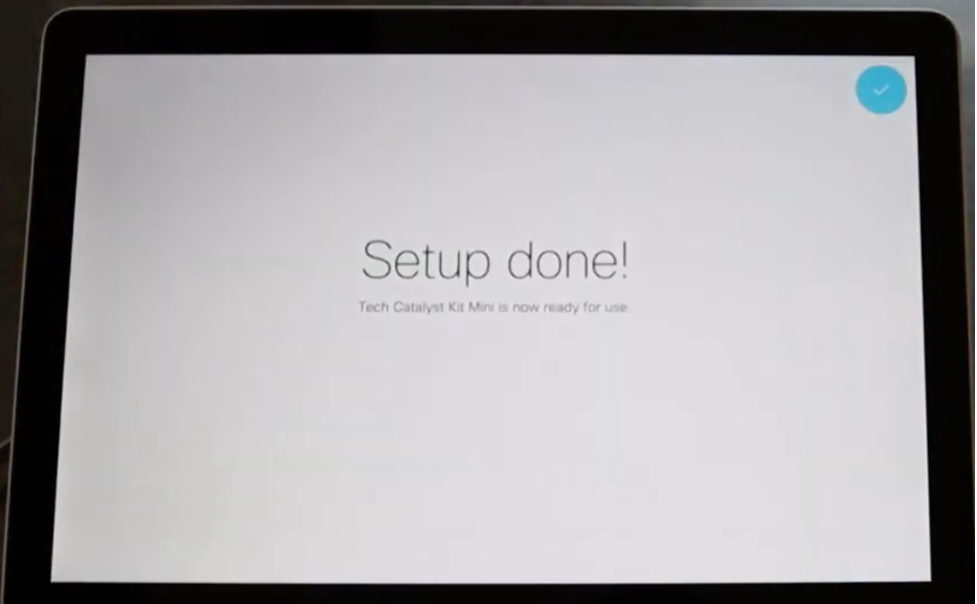 Setup Complete for Tech Catalyst Kit Mini