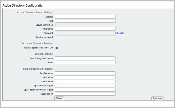 Integración LDAP de CMS: configuración de Active Directory