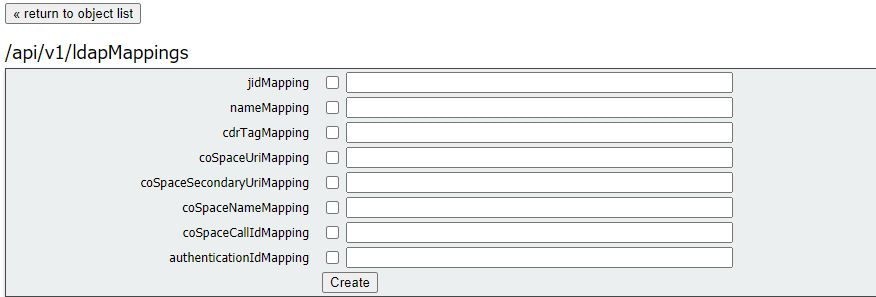 Intégration LDAP CMS - API de mappage LDAP