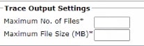 Trace Output Settings