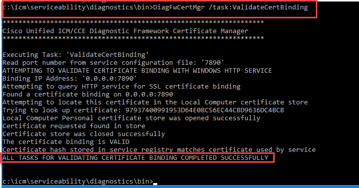 Validating Cert Binding