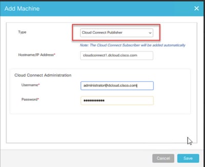 CCE Admin Config 3 - Cloud Connect