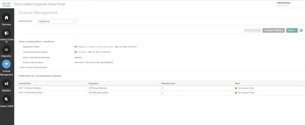 License Management Verify SLR