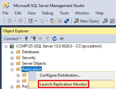 Launch Replication Monitor