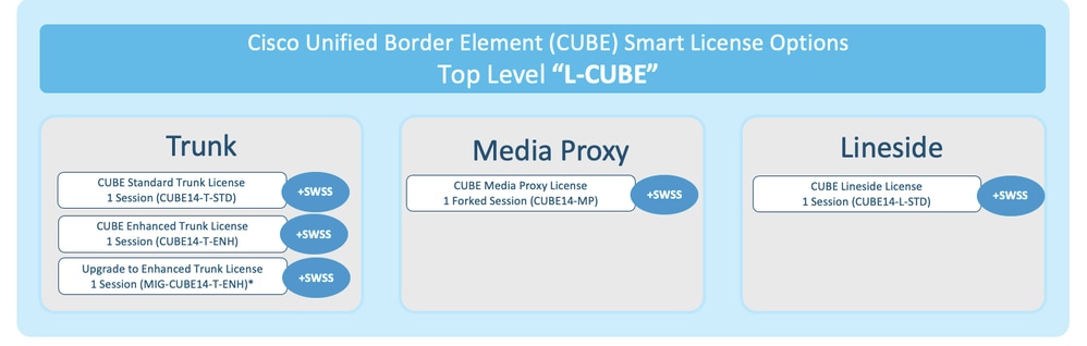 CUBE Smart-Lizenzoptionen