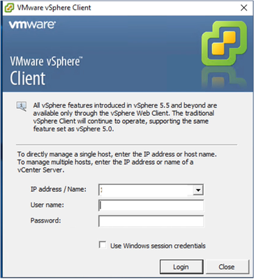 vSphere 客户端