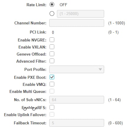 Configure CIMC - Enable PXE Boot