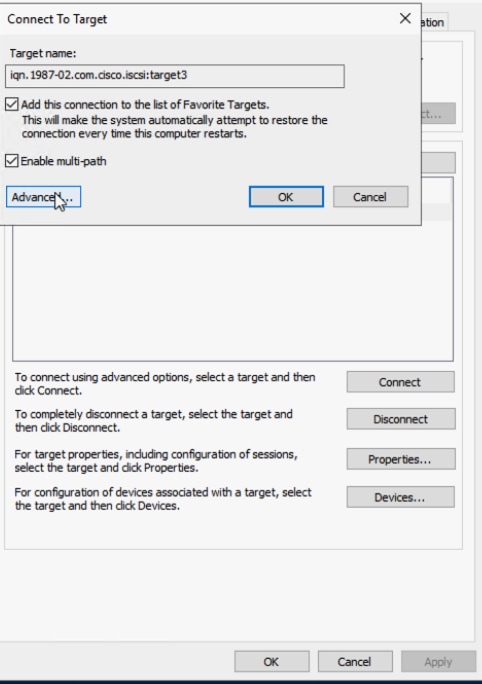 Boot from iscsi Target with MPIO - Enable multi path