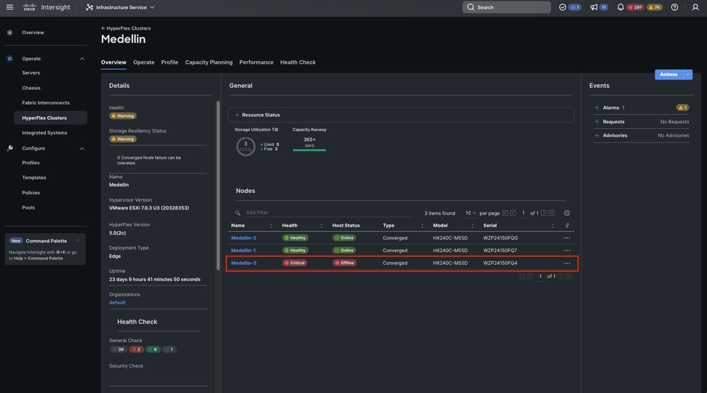 node offline IS edited