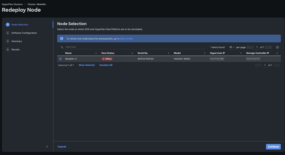 redeploy node selection edited