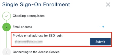 SSO de inscripción RADKit