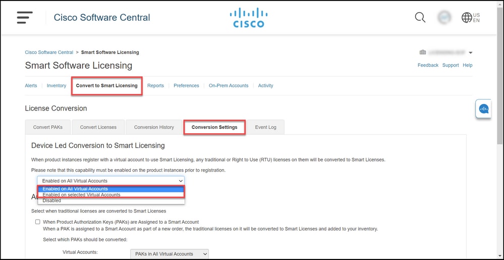 Migrating Catalyst 3850 Series from RTU to Smart Mode - Enable DLC