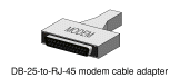 Adaptateur RJ-45 à DB-25