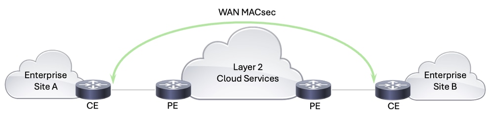 Solução WAN MACsec