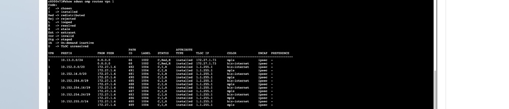 Show Command Outputs for BFD Sessions