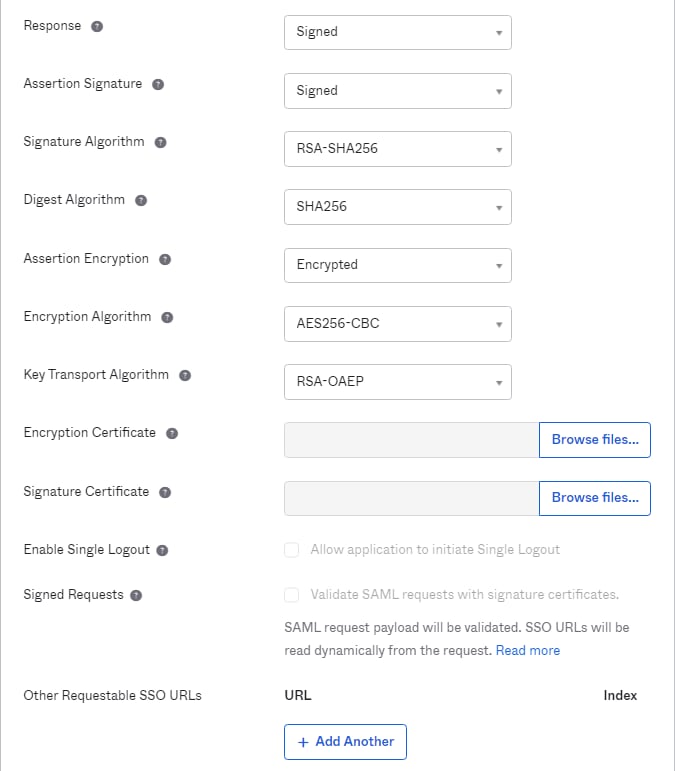 Configure SAML 2