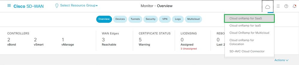 Choisir Cloud onRamp pour SaaS