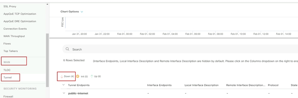 Monitoring On-demand Tunnels