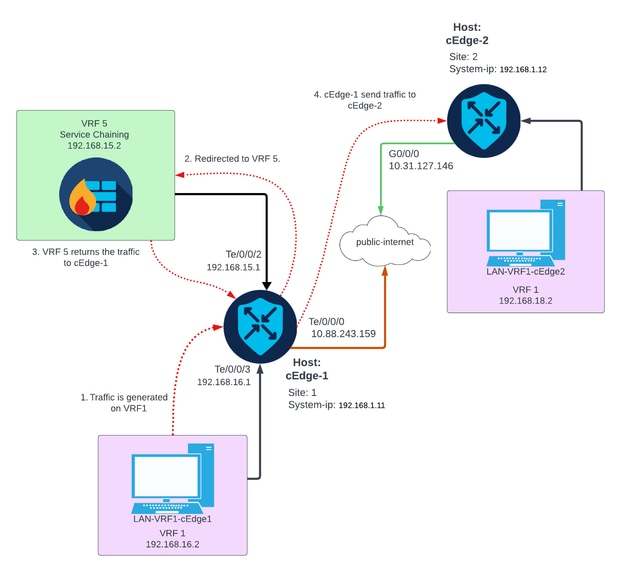 Diagrama de la red