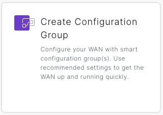 Flujo de trabajo Crear grupo de configuración