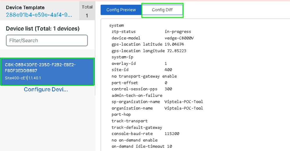 Verificar que la configuración sea correcta