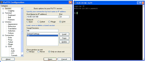 Conexión SSH al router