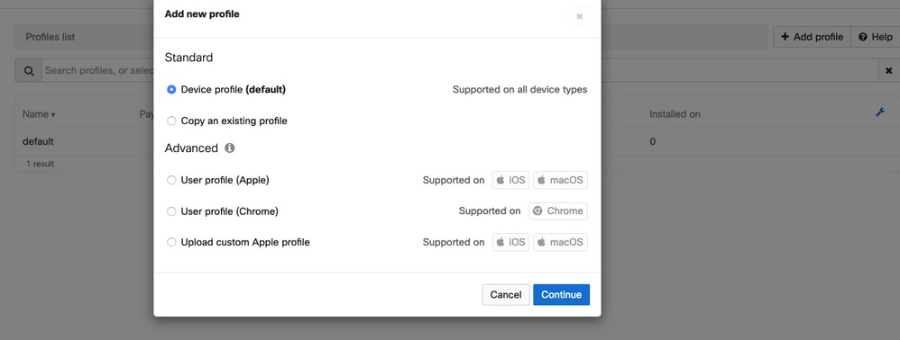 SM - search for type of policy