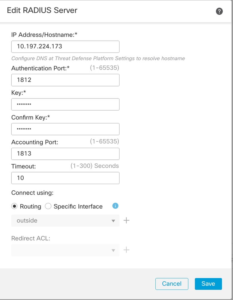 FMC - ISE-Server