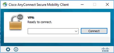 AnyConnectのGUI