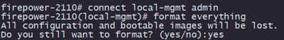 CLI output