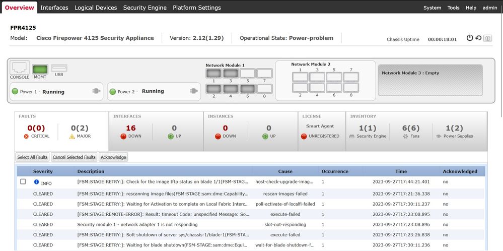 Access FMC GUI