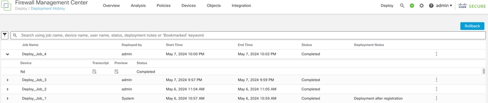 Deployment Details