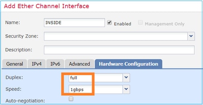 デュプレックスと速度の設定をHardware Configurationタブから設定