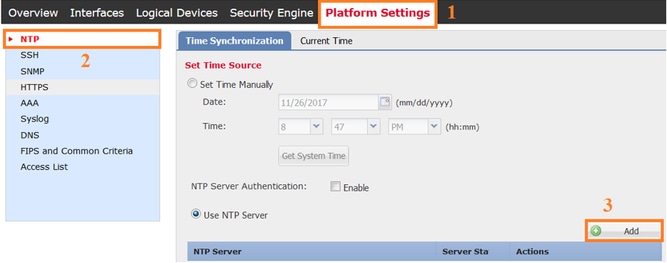 سجل الدخول إلى Firepower Chassis Manager باستخدام مسوغات المستخدم المحلي