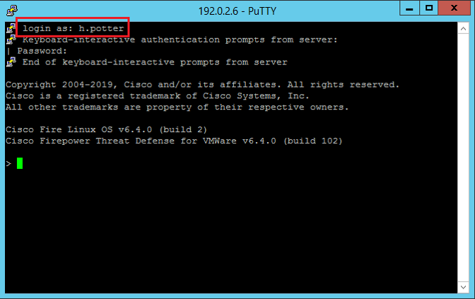 Implemente los cambios de configuración en Cisco FMC para el acceso al shell y habilite el inicio de sesión SSH