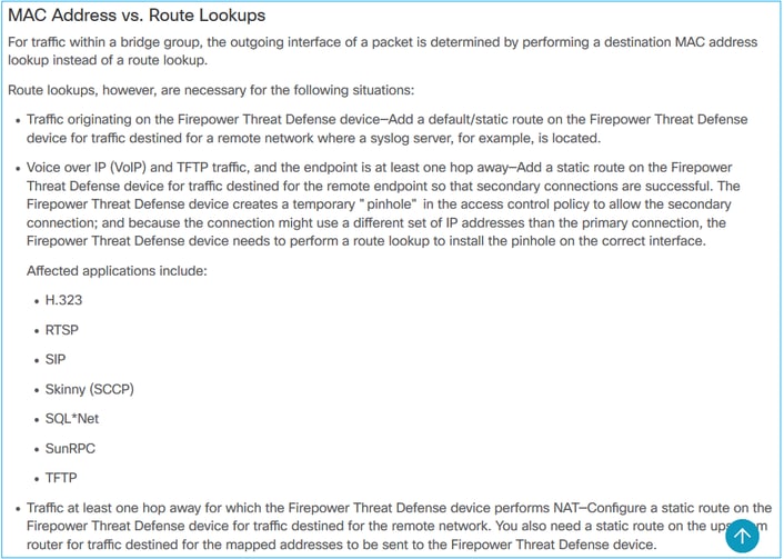 Beschrijving van Mac Address vs Route Lookups.