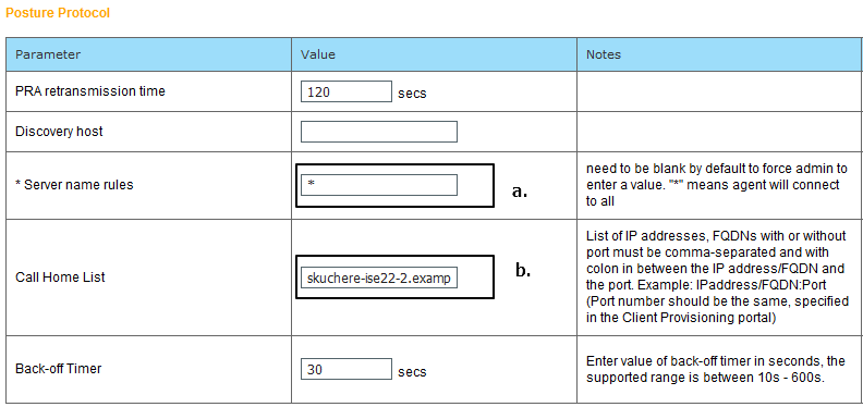 Cisco ISE Posture (وضعية محرك خدمات الهوية (ISE)) - تحديد إعدادات ملف تعريف ISE Posture