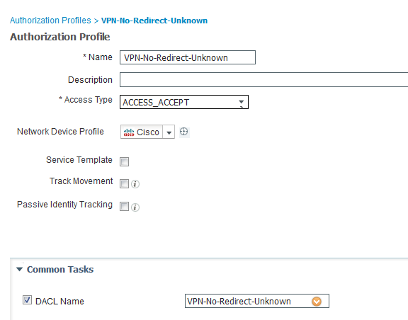 Cisco ISE Posture (وضعية محرك خدمات الهوية (ISE)) - تكوين ملف تعريف التفويض