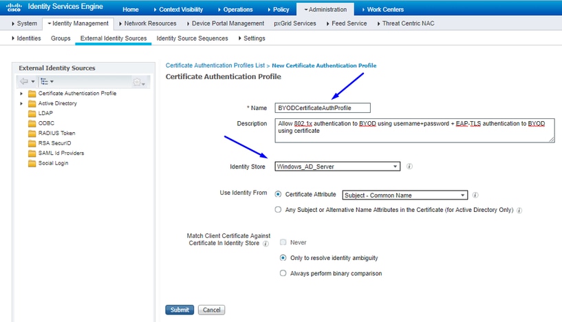 Crear secuencia de origen de identidad