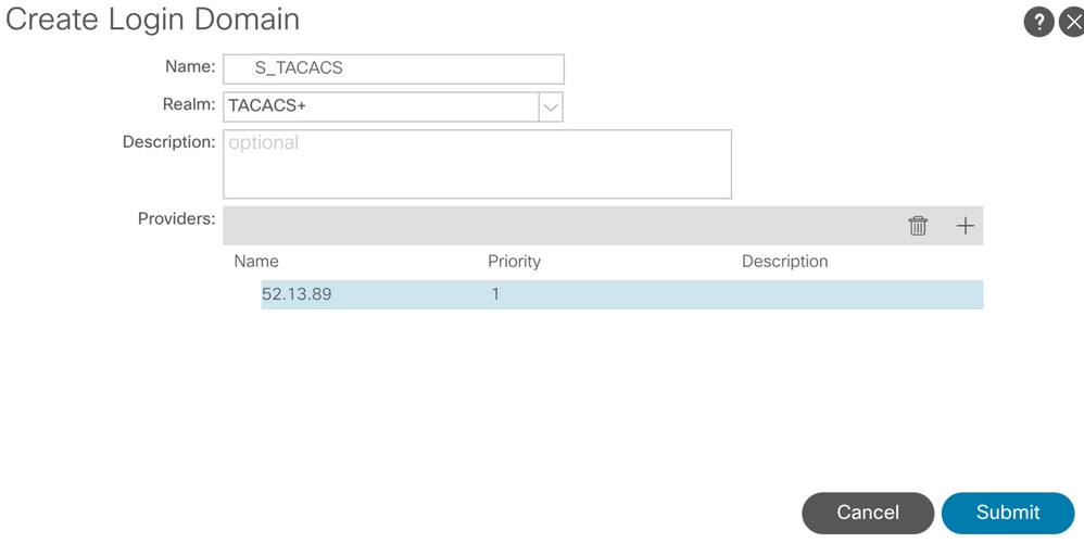 Create Login Domain