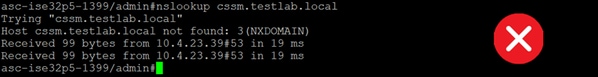 CSSM 확인 실패