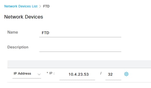 إضافة FTD ك NAD