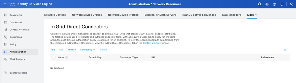 Voeg een nieuwe PXGrid Direct-connector toe