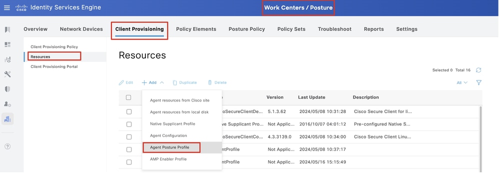 ISE_Add_Agent_Posture_Profile